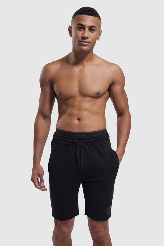 Bedford Double Waistband Shorts - Black