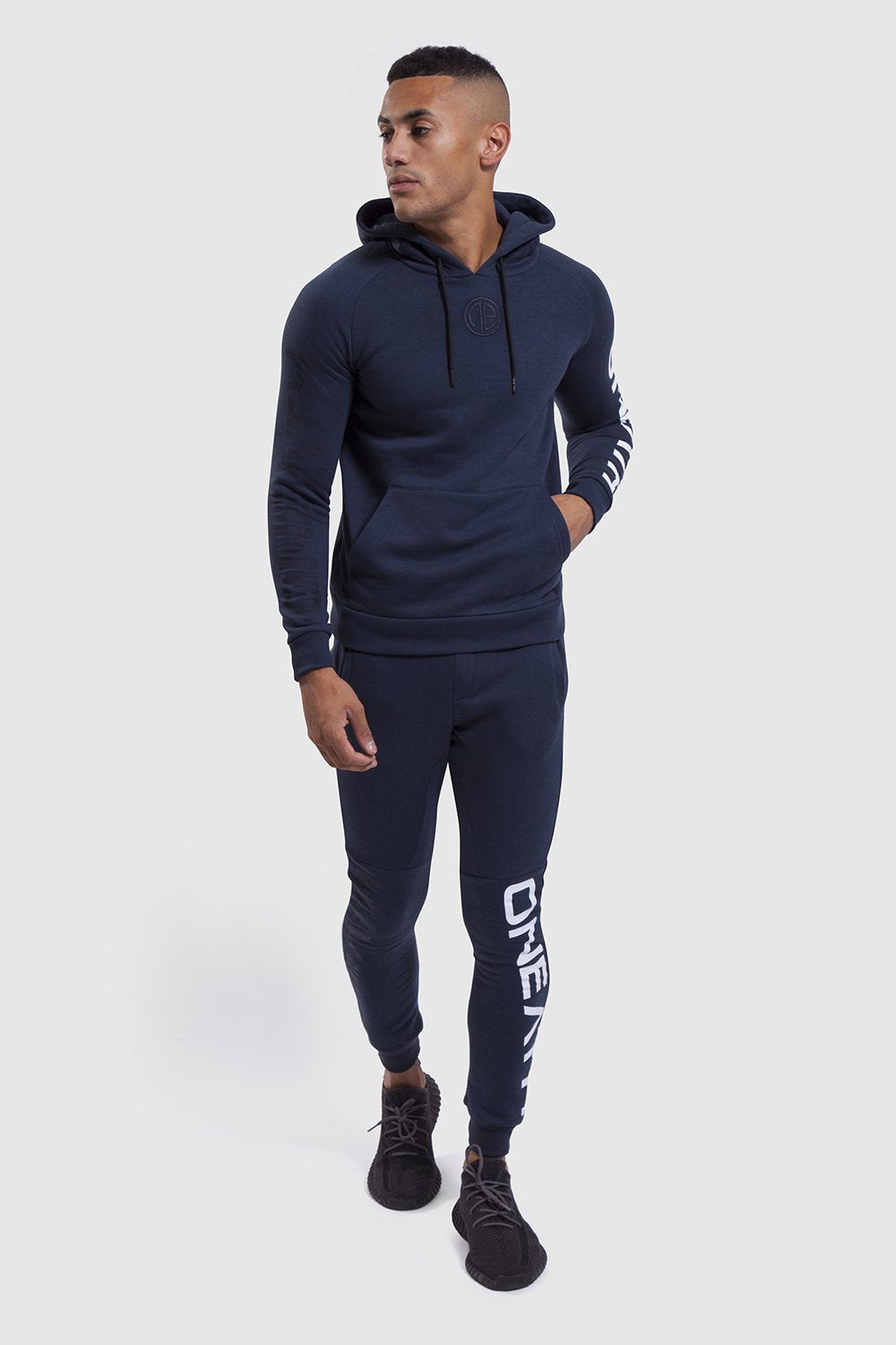 Bentley Hoodie - Navy/White