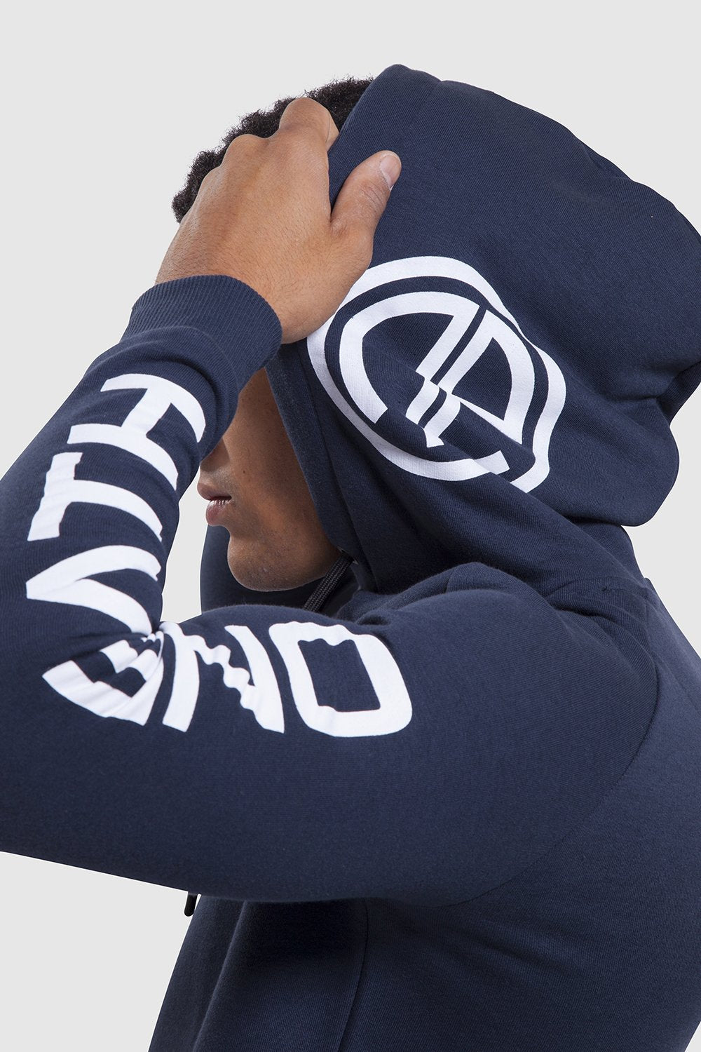 Bentley Hoodie - Navy/White