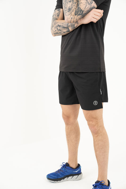 Strike Running Shorts - Black