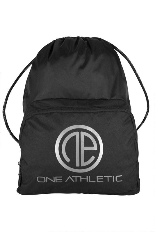 Drawstring Bag - Black/Silver