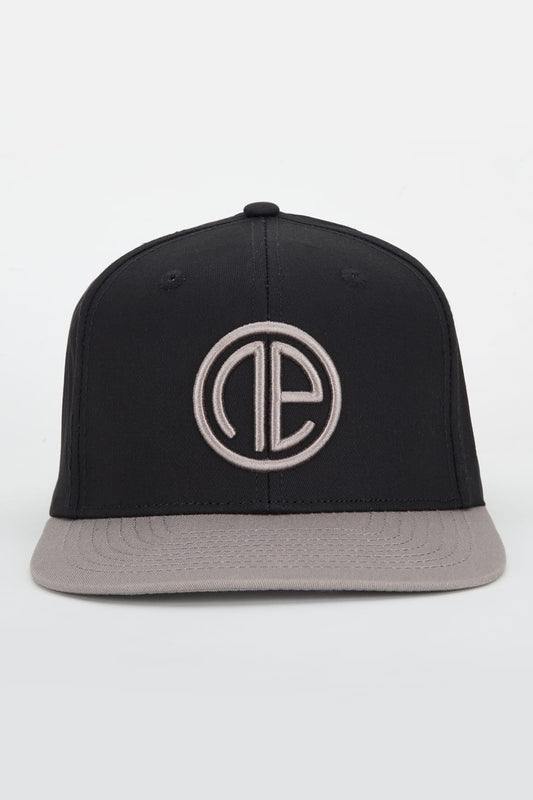 Flat-Peak Cap - Black/Grey