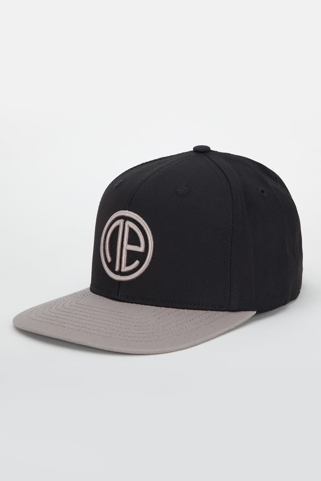 Flat-Peak Cap - Black/Grey