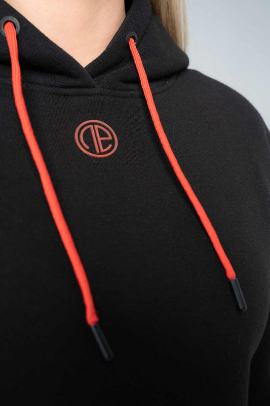 Payton Cropped Hoodie - Black