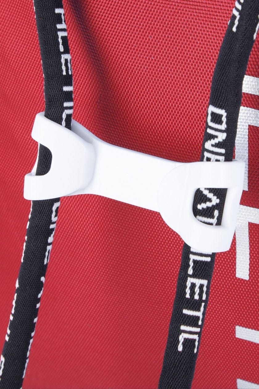 Drawstring Bag - Red/Silver
