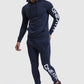 Bentley Hoodie - Navy/White