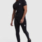 mens Firestone II black gym joggers