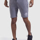Mens Firestone gym shorts in grey/white