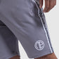 Firestone detail in the mens gym shorts - grey/white