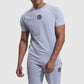 Centre logo grey training top and shorts