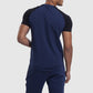 Navy mens gym shorts and gym top