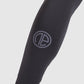 Logo detail on khaki sports leggings