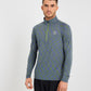 React 1/4 Zip - Grey/Black