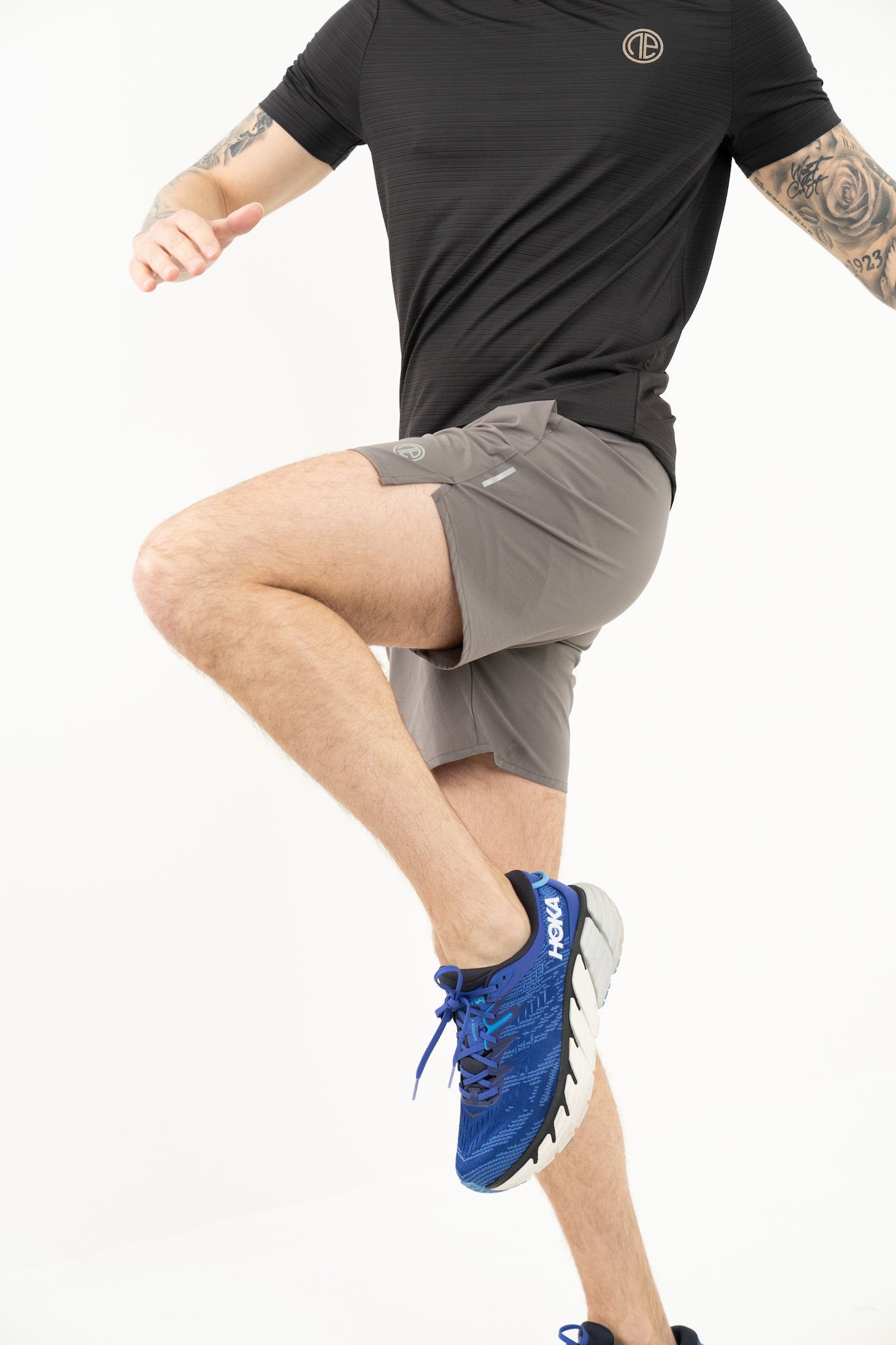 Strike Running Shorts - Grey