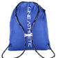 Drawstring Bag - Blue/White