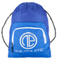 Drawstring Bag - Blue/White