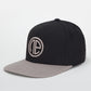 Flat-Peak Cap - Black/Grey