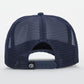 Suede Trucker Cap - Navy