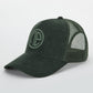 Suede Trucker Cap - Green