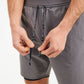 Strike 2 in 1 Running Shorts - Black